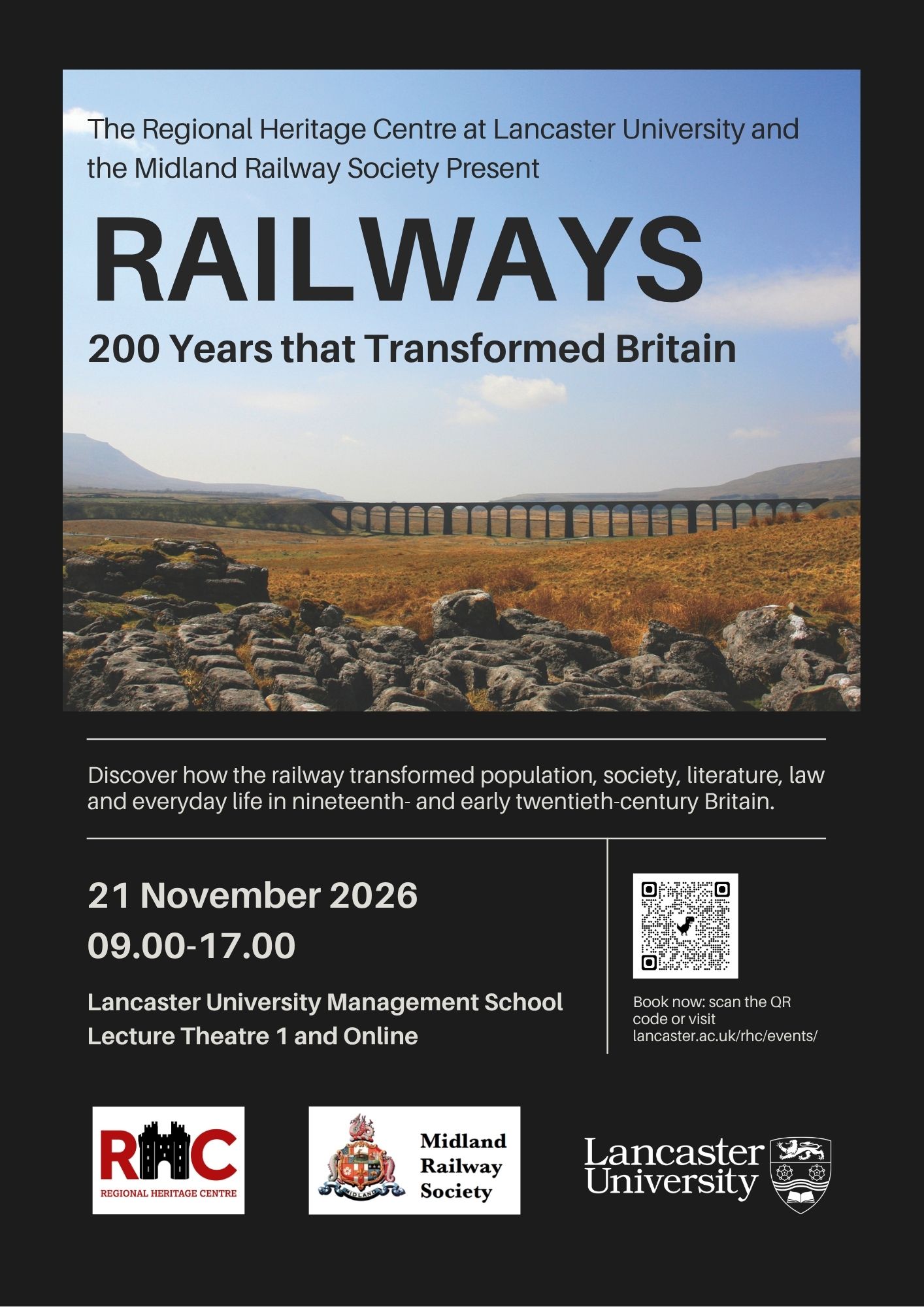 Railways: 200 Years That Transformed Britain Saturday 21 November 2026